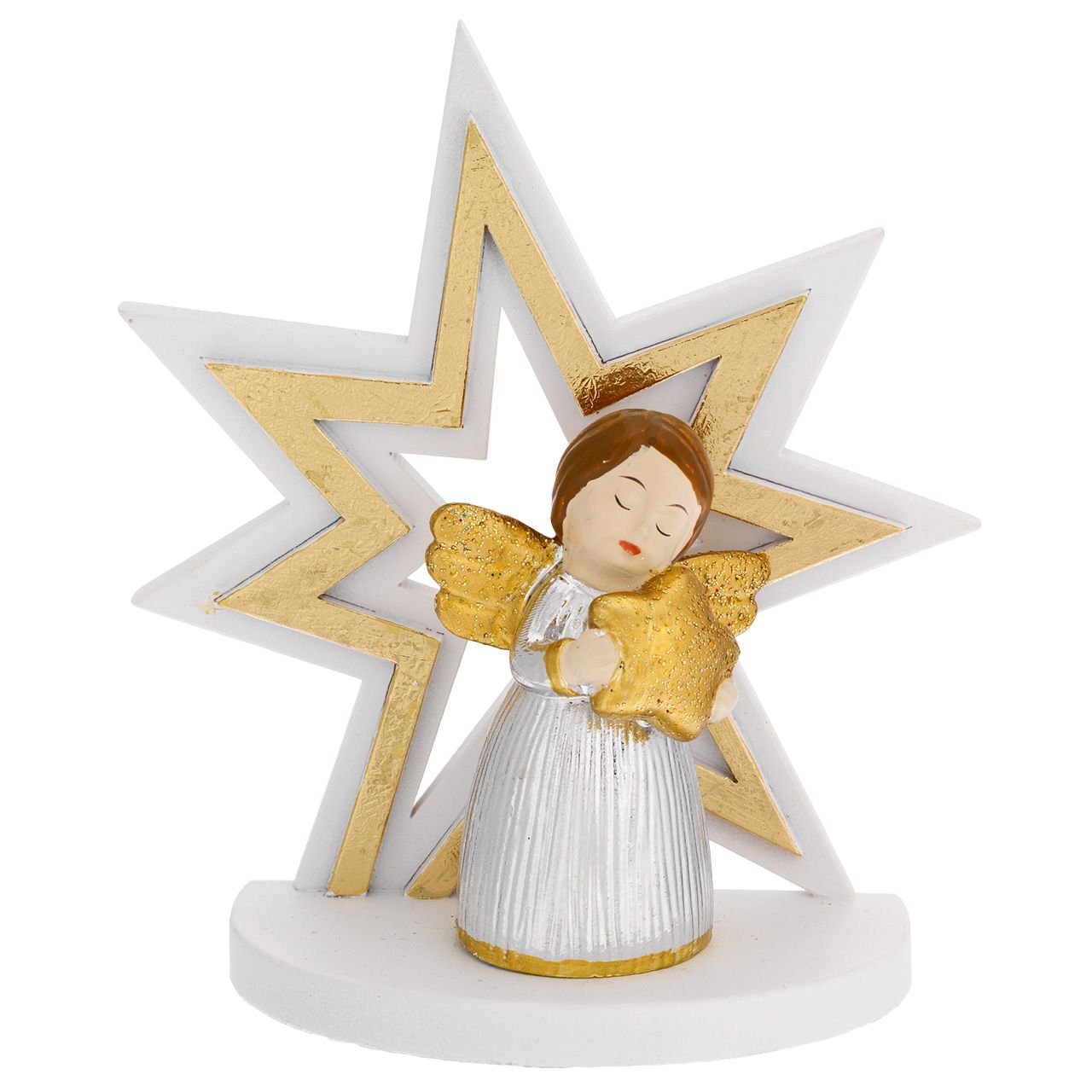 ALBERO STELLA H. 125 ORO CON ANGIOLETTO CON STELLA